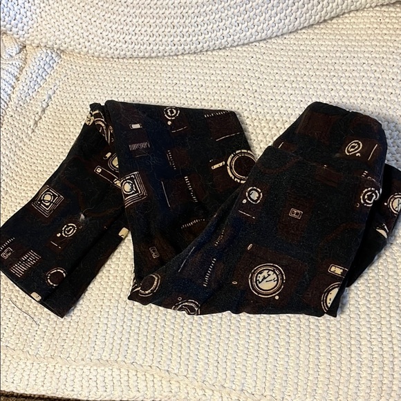 LuLaRoe Other - Black and Brown Patterned Leggings